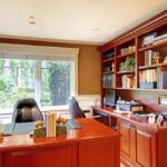 home office in professional look