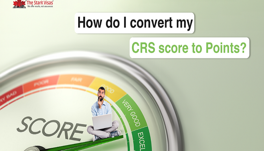 How do I convert my CRS score to Points?