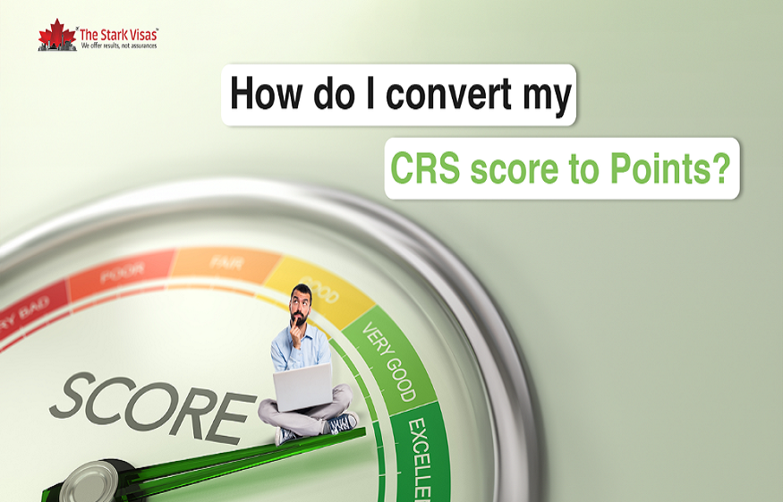 How do I convert my CRS score to Points?