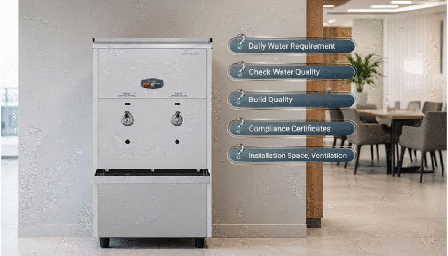 What Should You Check Before Finalising a Commercial Water Cooler?